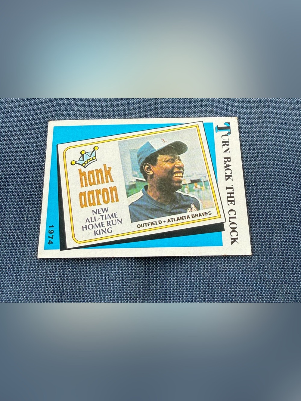 Hank Aaron Turn Back The Clock Baseball Card